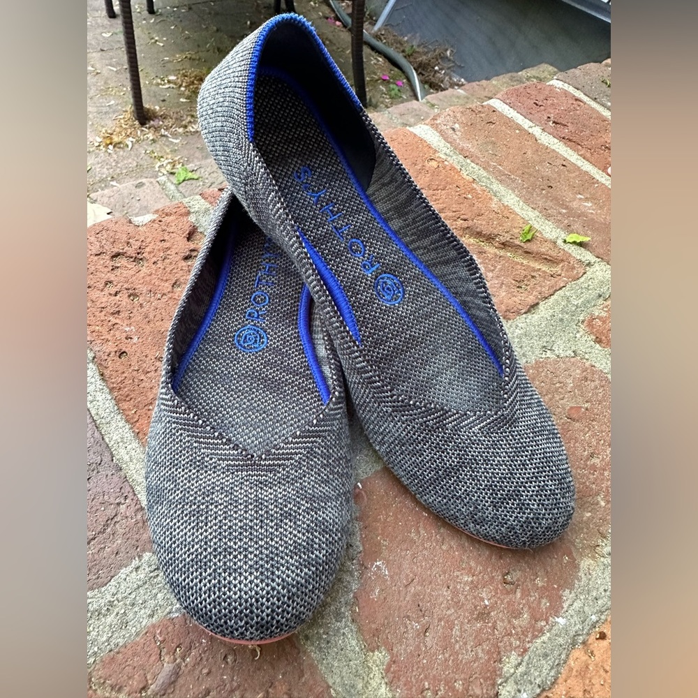 Charcoal Birdseye Size 8 Rothy’s